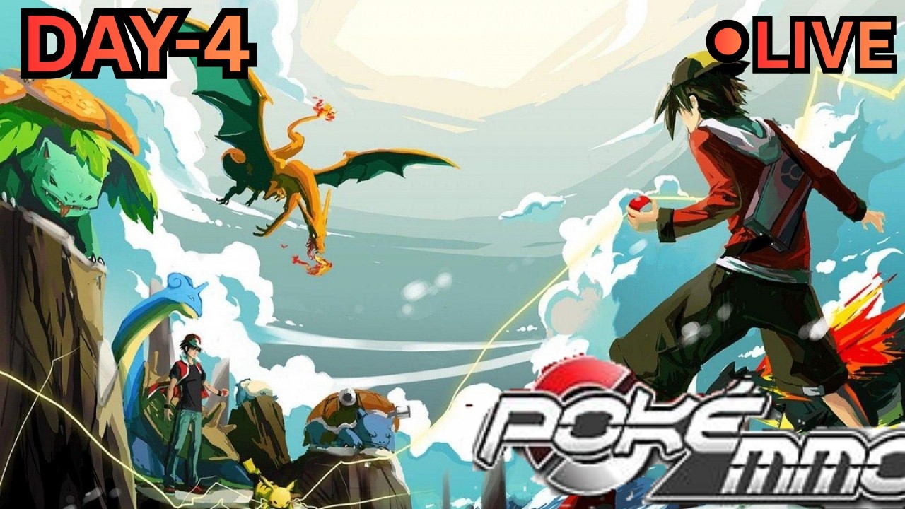 POKEMMO CHILL NIGHT LIVE STREAM DAY 4| PLAYING FOR THE FIRST TIME #pokemmo #pokemongo #pokemongames