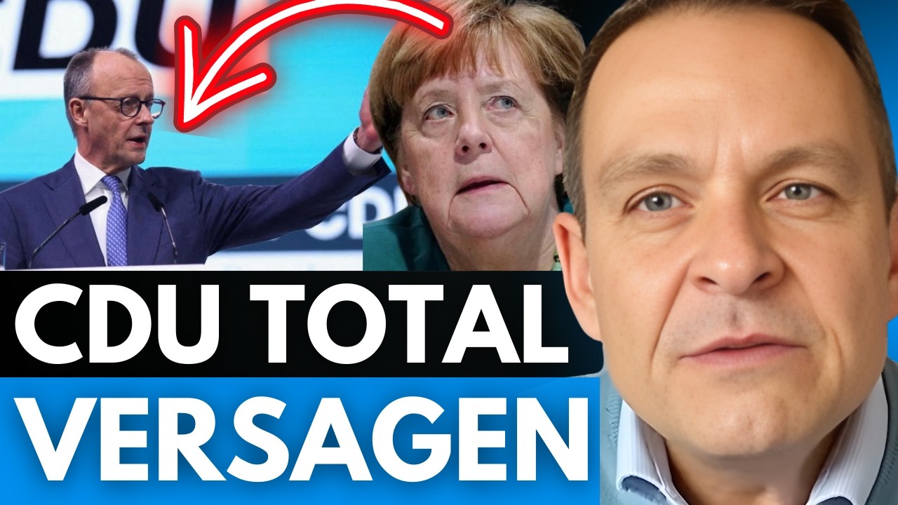 GERALD GROSZ ZERLEGT DIE CDU❗️Merkel-Applaus, Identitätsverlust & das politische CDU Trümmerfeld❗️