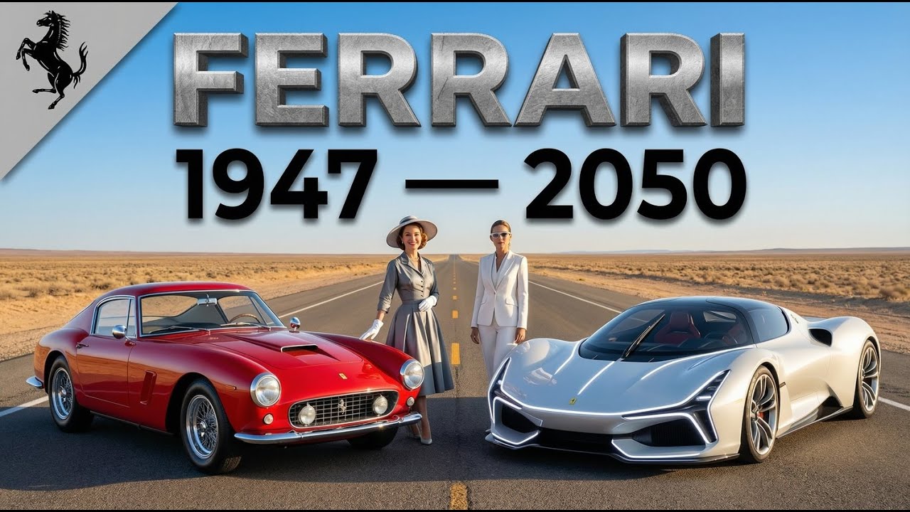 Ferrari Evolution (1947–2050) in Four Minutes | Classic to Futuristic