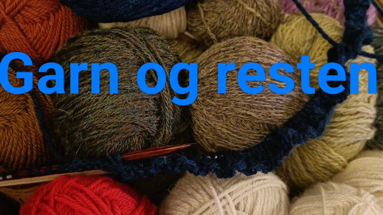 @Garn og Resten episode 15 - januar 2026 næsten færdige projekter
