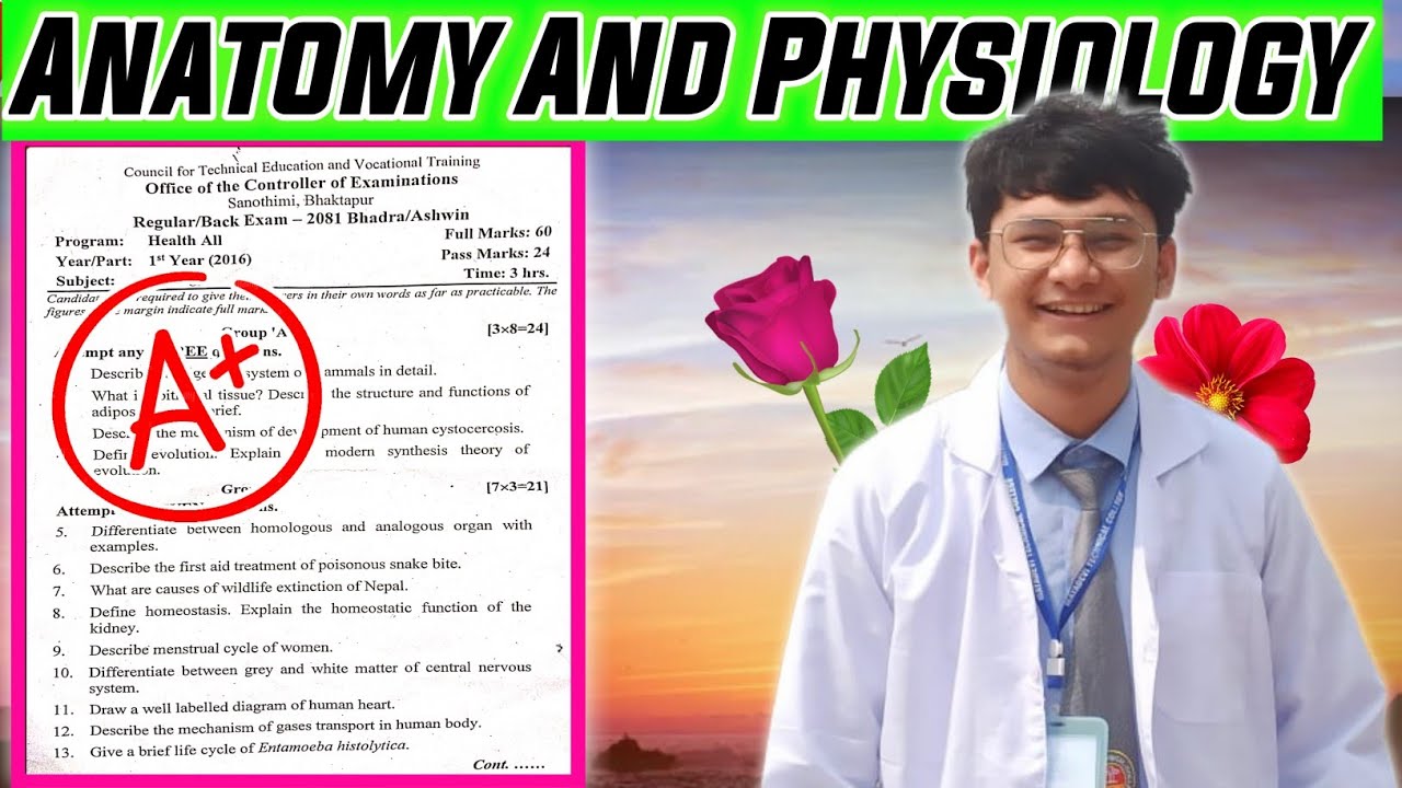 Anatomy and physiology || CTEVT MOST IMPORTANT QUESTION
