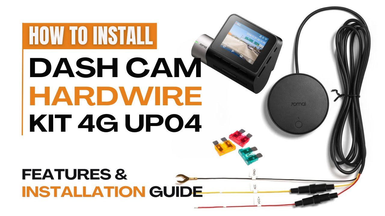 How to Install DashCam 4G Hardwire Kit UP04 | How to Install Dash Camera