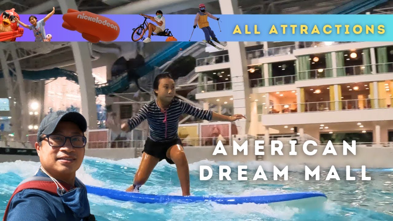 Прогулка по всем достопримечательностям торгового центра American Dream Mall, Нью-Джерси