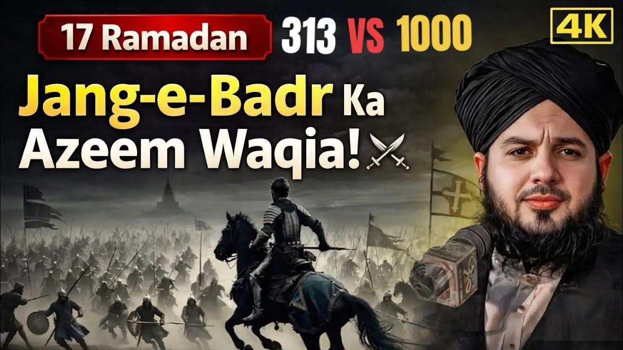 17 Ramadan | Jang-e-Badr Ka Azeem Waqia | Battle Of Badr | Peer Ajmal Raza Qadri Emotional Bayan2026