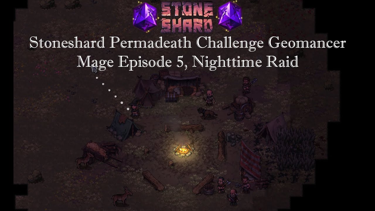 Stoneshard Permadeath Challenge Geomancer Mage Episode 5, Nighttime Raid