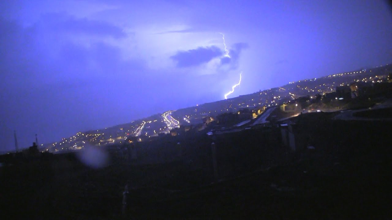 TORMENTA SOBRE TENERIFE octubre 2014