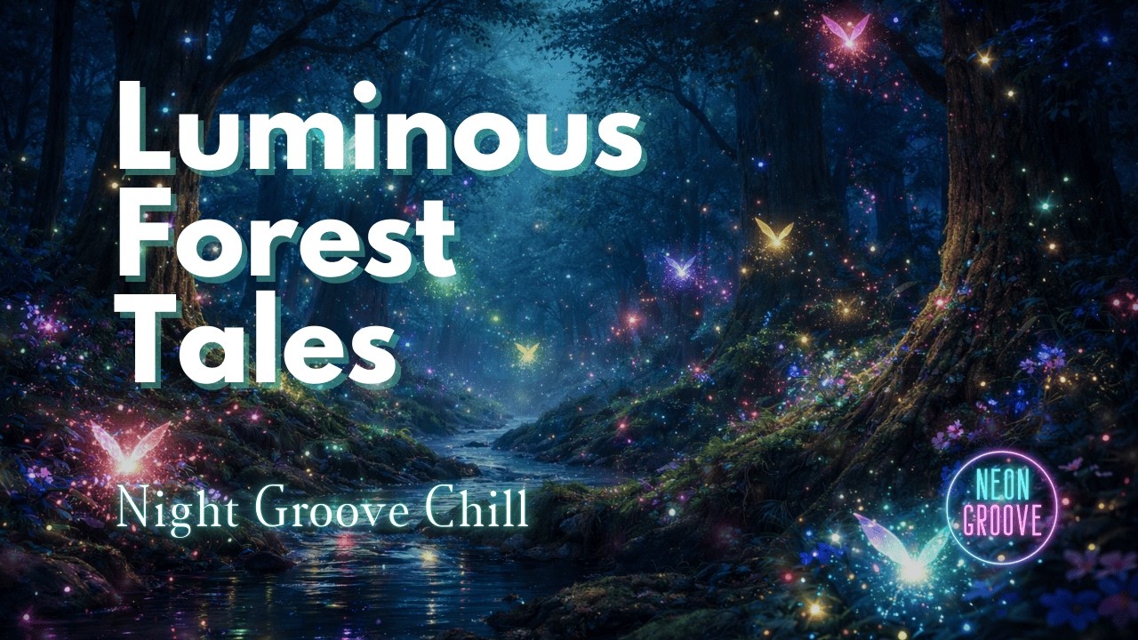 Night Groove Chill | Luminous Forest Tales - 深夜の森にきらめく小さな精霊の物語 (1 Hour) | Neon Groove