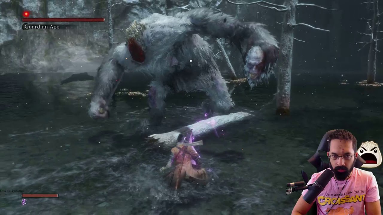 Guardian Ape - Damageless - Base Vitality/Posture- Sekiro