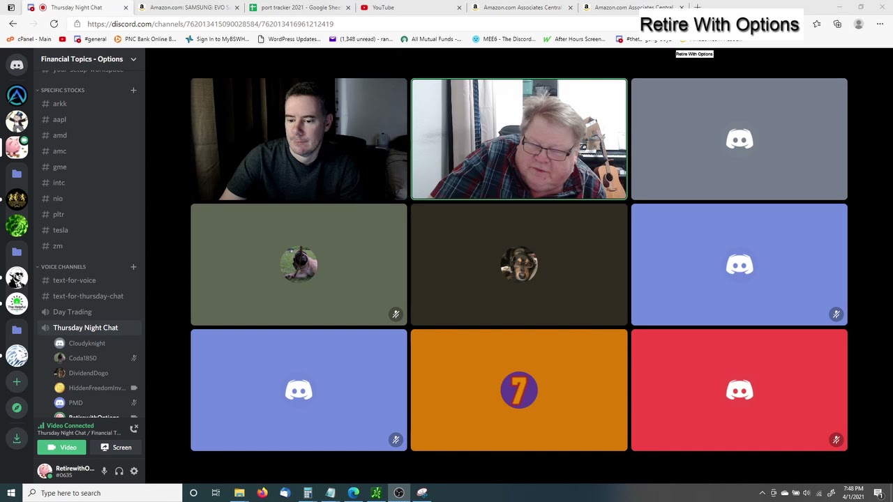 Thursday the 15th chat session, part 1.
