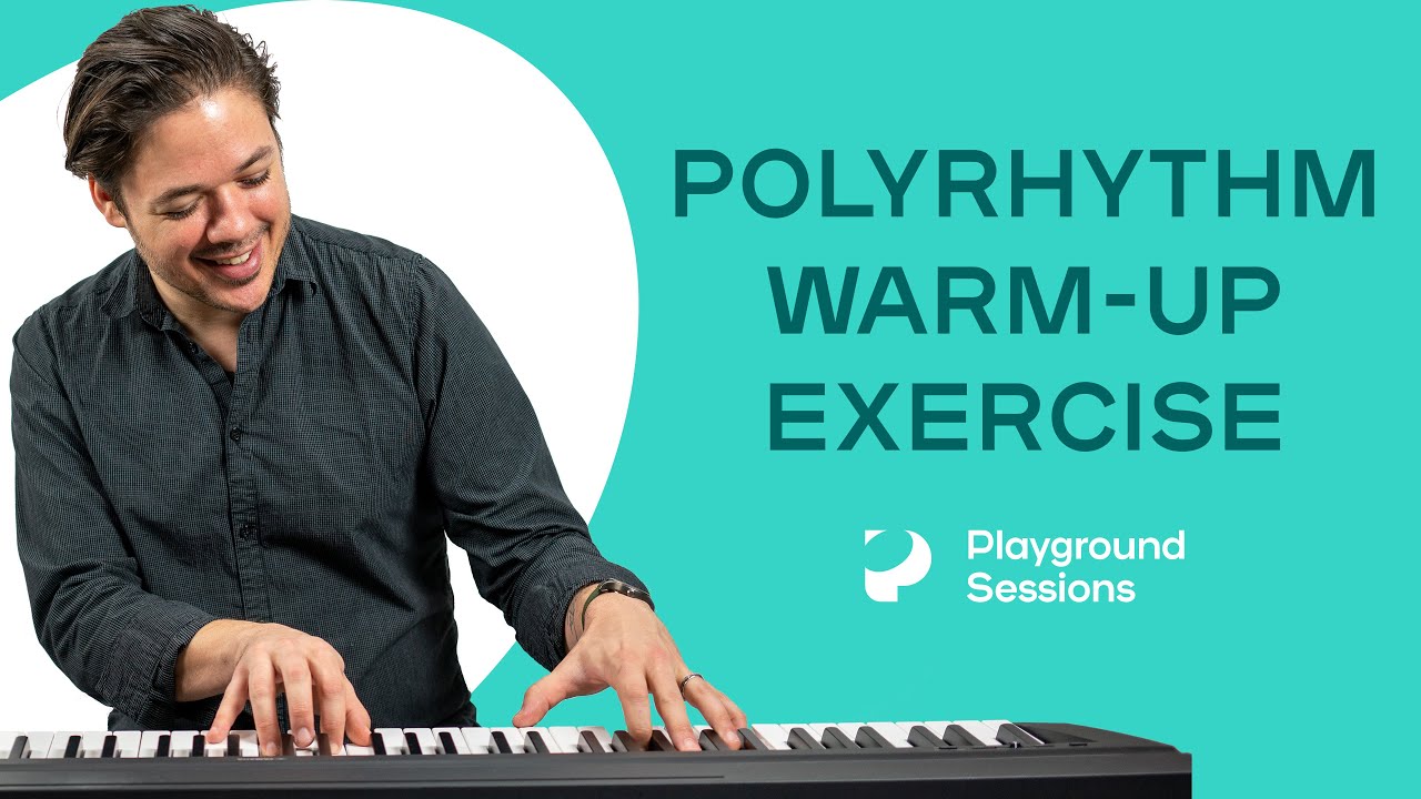 Polyrhythm warm-up exercise on the piano -- Playground Sessions