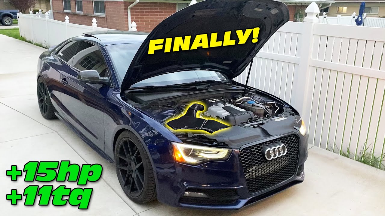 AWE S-FLO Carbon Intake Install On My Audi S5!