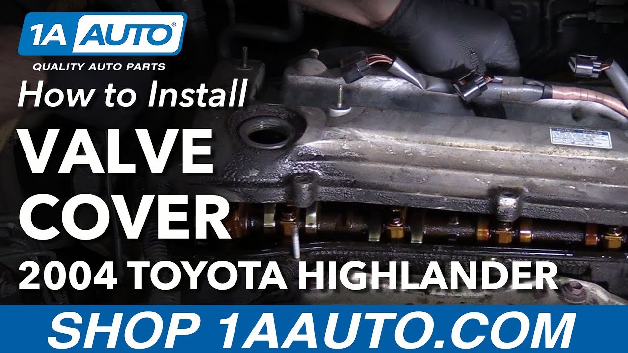 How to Remove Reinstall Valve Cover 01-07 Toyota Highlandera