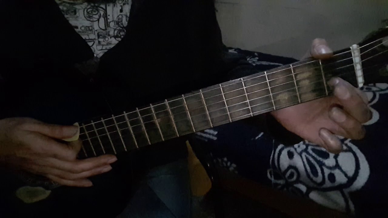 Cómo tocar El salmón Calamaro con guitarra criolla Acordes Tutojrial Letra Cover