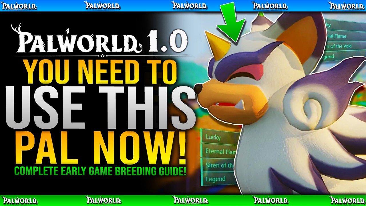 How To Get PERFECT PALS & PASSIVES Faster Than Ever in PALWORLD 1.0 Guide - Get This OP Pal Now!