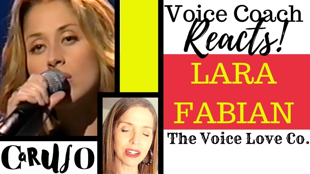 Voice Coach Reacts | Lara Fabian | CARUSO | Christi Bovee