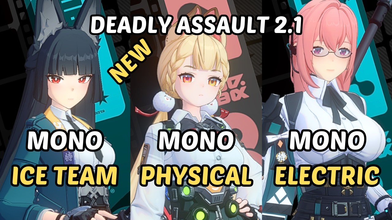NEW Deadly Assault ZZZ | M0 Alice Piper Team x Miyabi x Yanagi Rina | 9-Star | Zenless Zone Zero 2.2