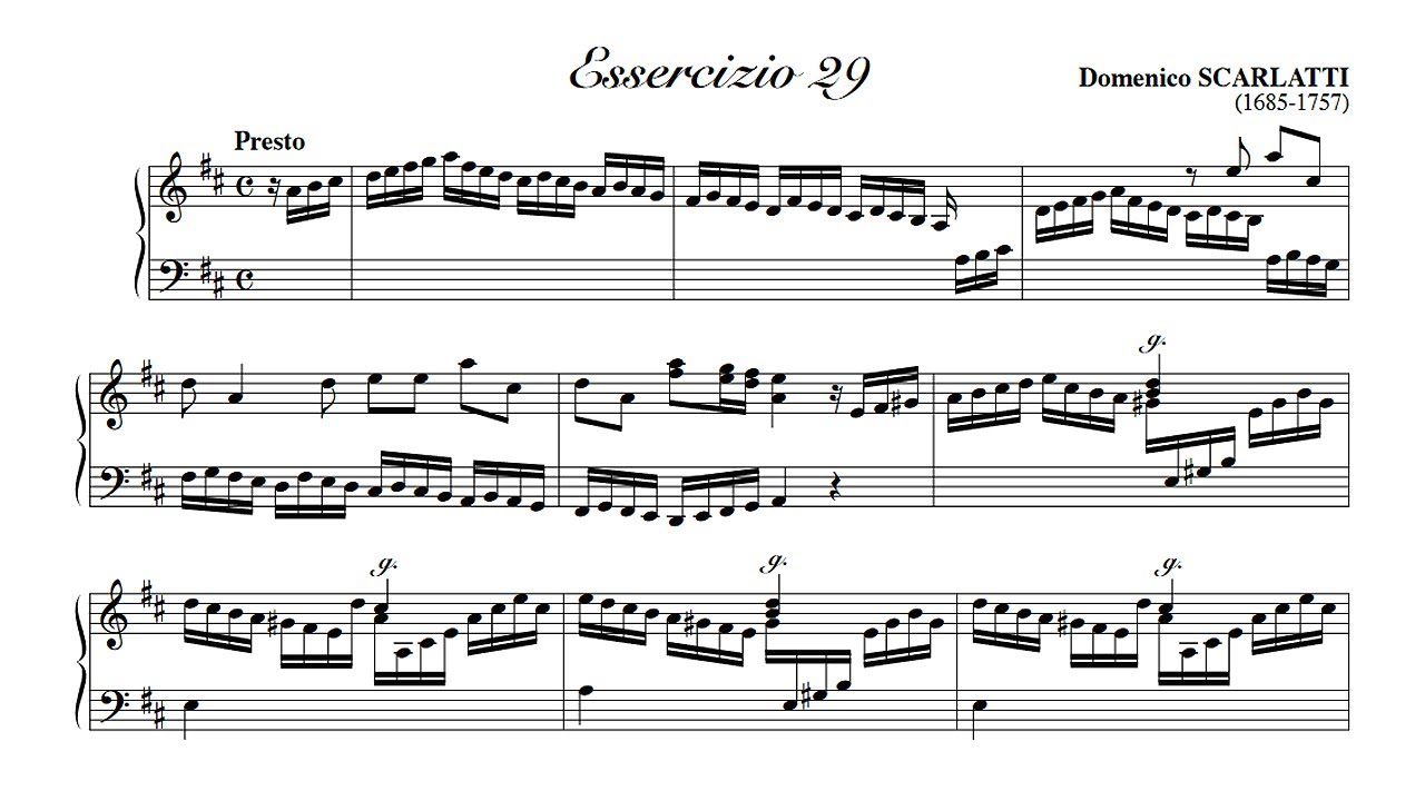 Scarlatti: Sonata in D major K. 29 - Anthony di Bonaventura, 1988