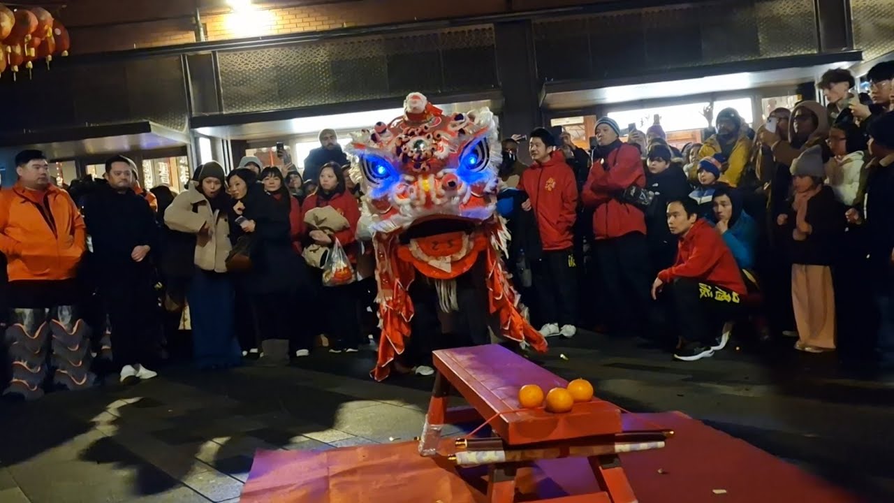 Lion Dance by Tang's Pak Mei | 2026 | Chinatown London