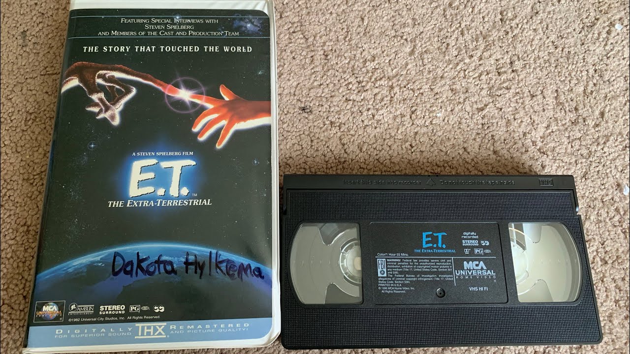 Opening to E.T. The Extra-Terrestrial 1996 VHS