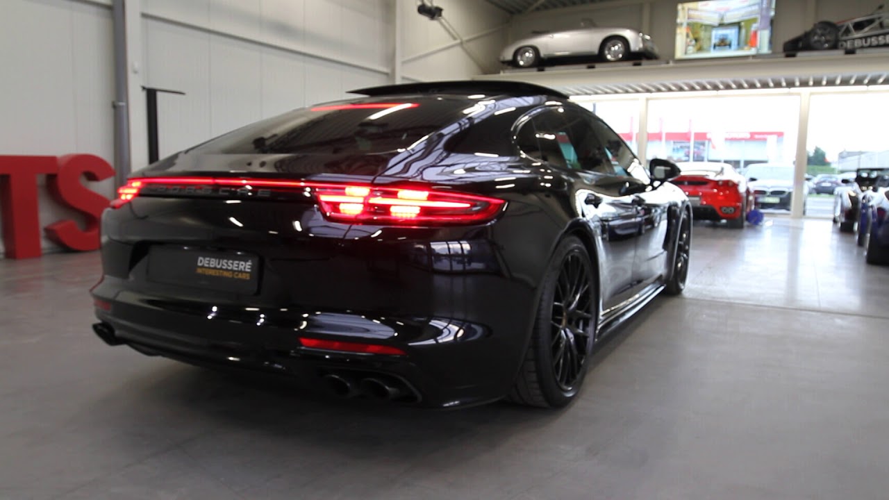 Start Up + Revs 2018 Porsche Panamera 4 E-Hybrid with Sports Exhaust