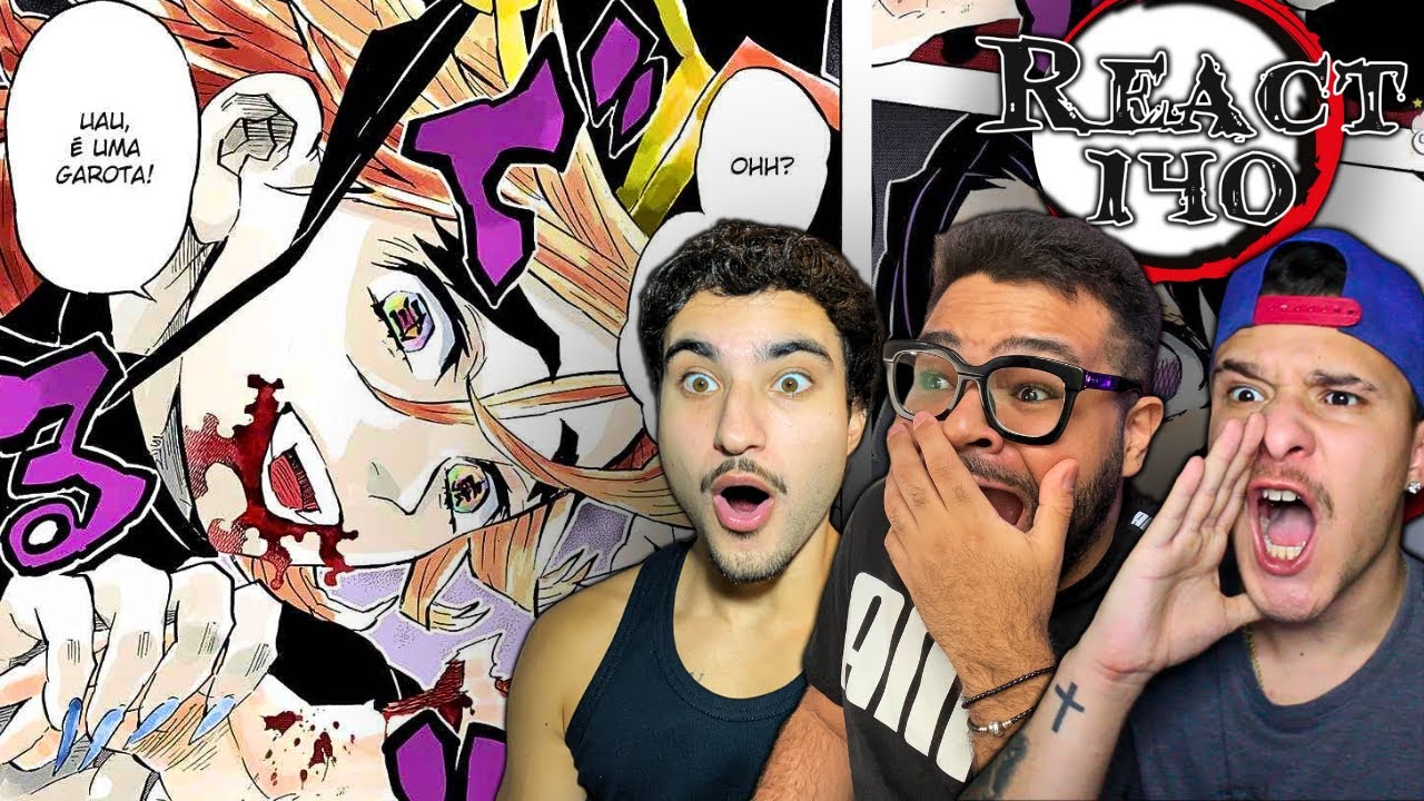 LENDO *APENAS* UM CAPÍTULO DO CASTELO INFINITO DE DEMON SLAYER! MANGÁ REACT