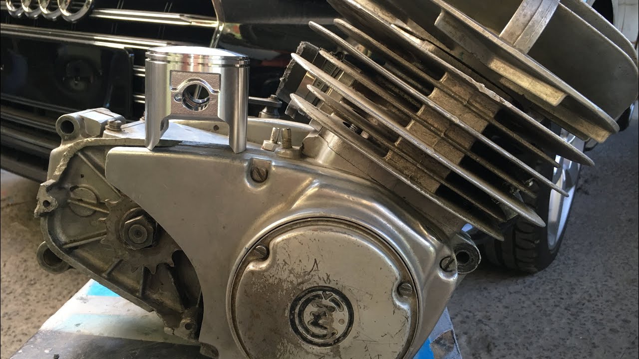 Подружили поршень ROTAX-503 и CZ-250(кросс)-обновление сальника