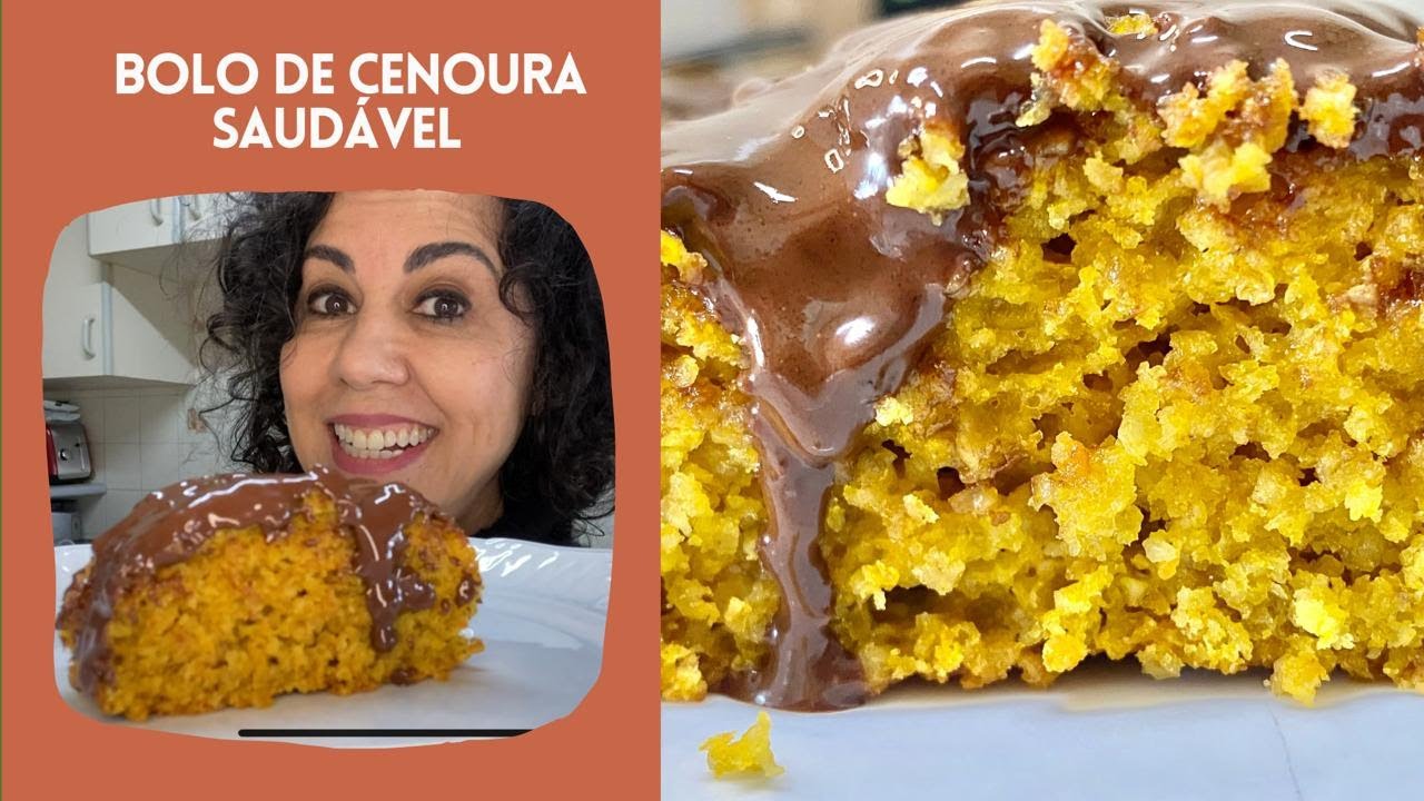 Bolo de Cenoura Saudável - O melhor que você já viu
