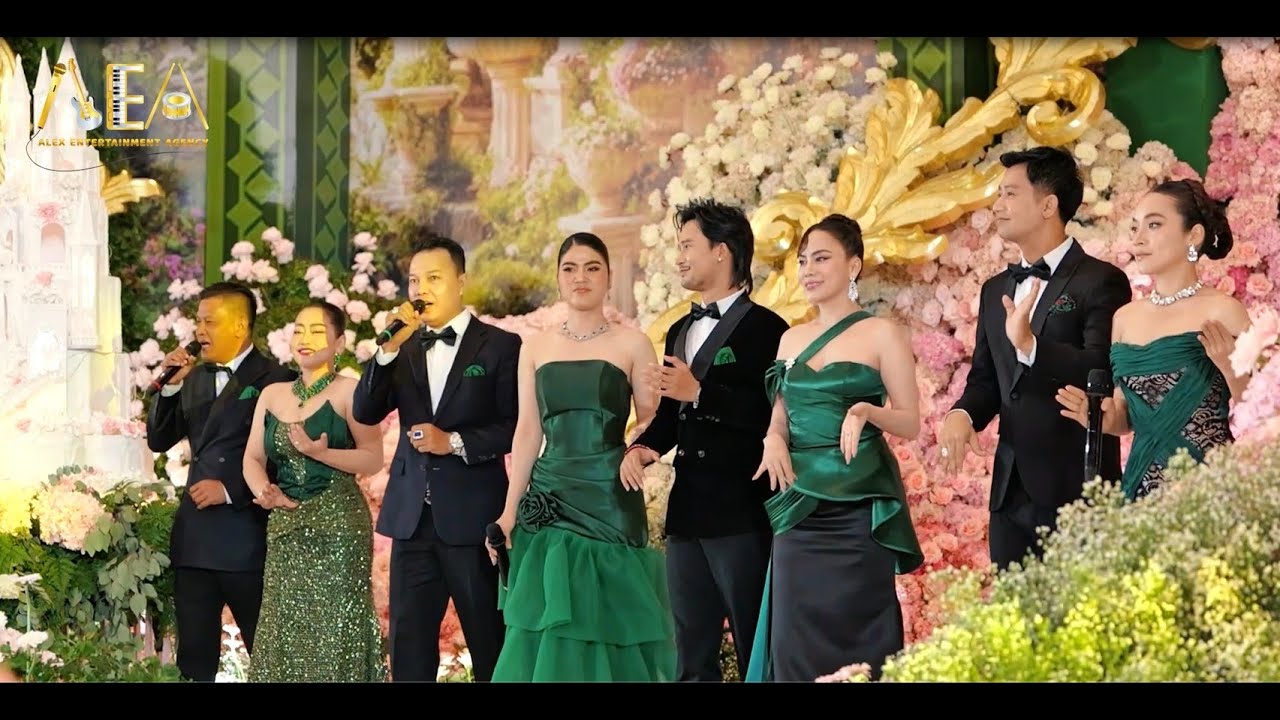 Romvong khmer song  traditional khmer dance performance Alex Entertainment Agency 2026 Live Band