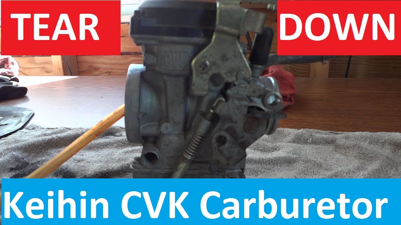 Разборка карбюратора Keihin CVK - Kawasaki KLR 250