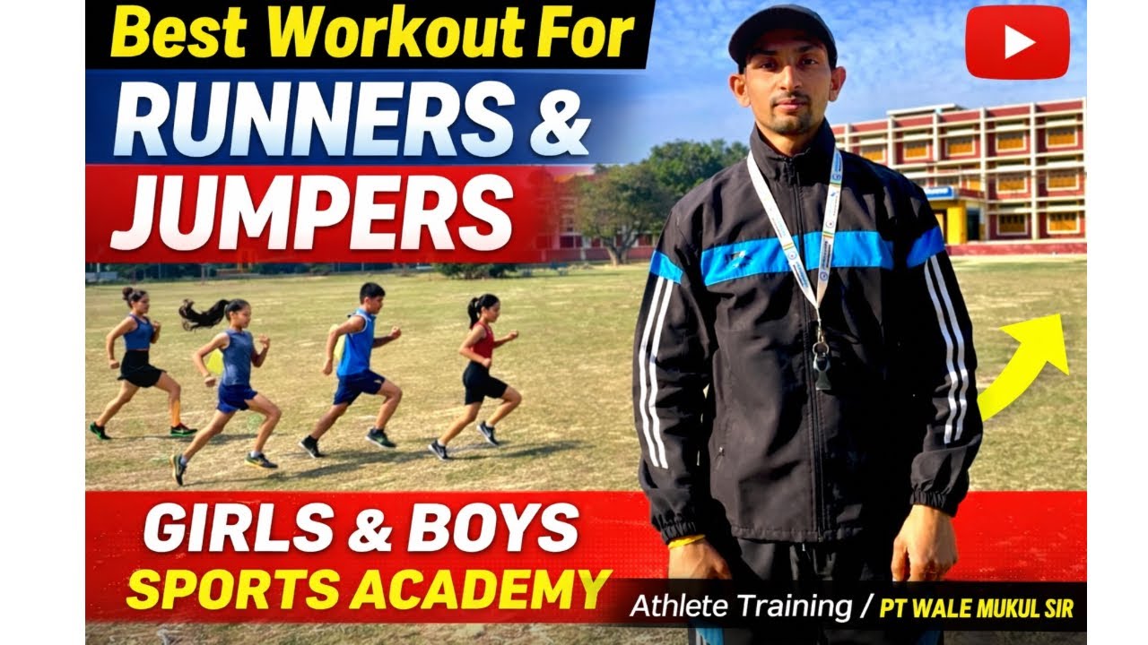 Best Workout For Runners And Jumpers |Girls & Boys Sports Academy |Athlete Training #ptwalemukulsir