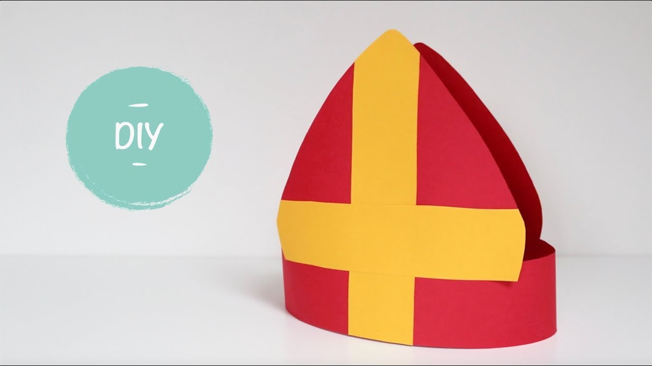 Mijter knutselen - Een leuke sintknutsel voor kleine hulpsinterklazen