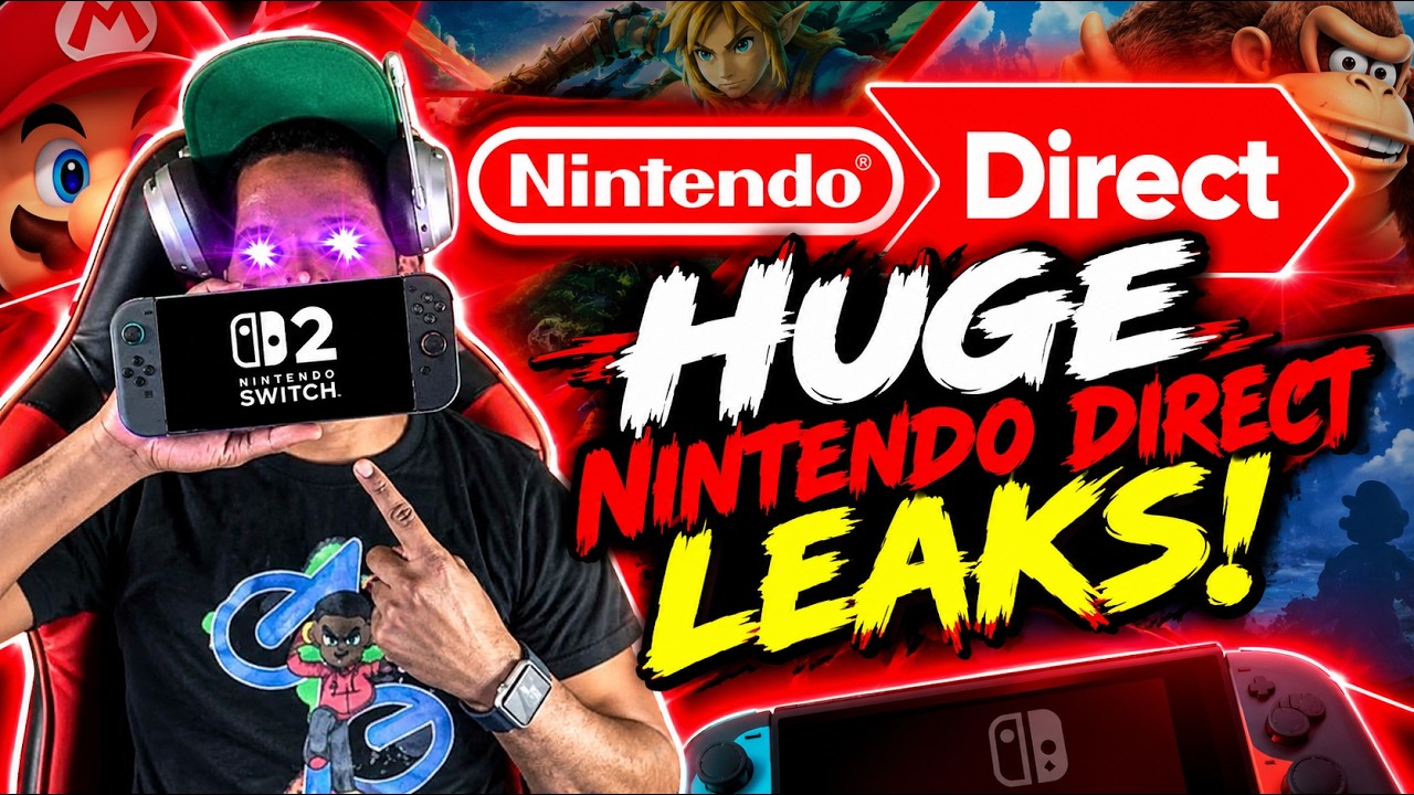 HUGE NINTENDO DIRECT LEAKS HIT THE INTERNET!