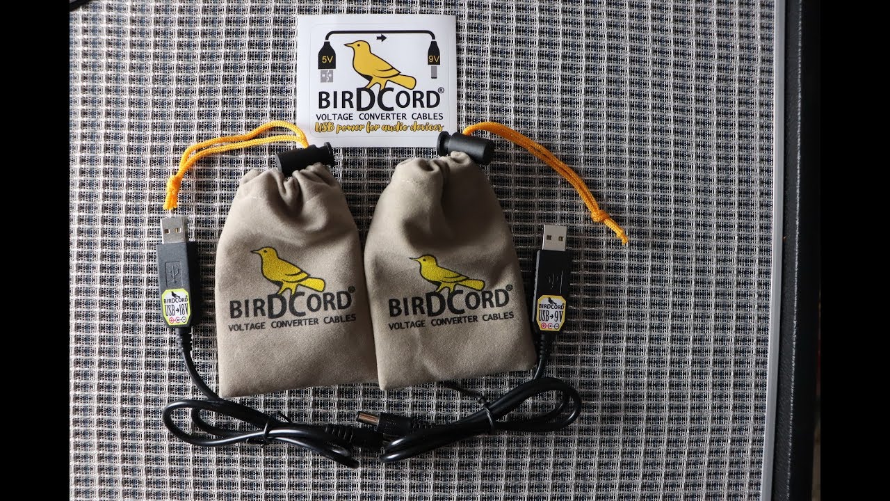 How to power your pedals EASY ? Songbird FX - BirDCord USB power for audio devices