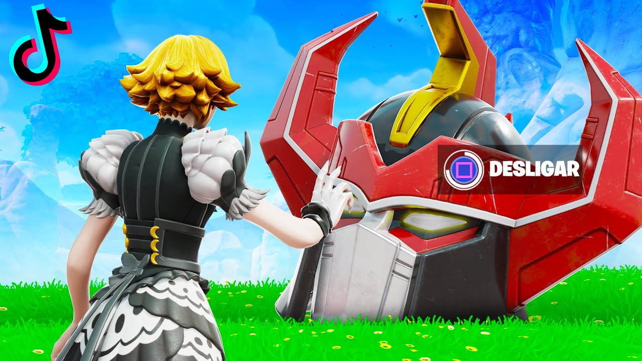 Testei TIKTOKS Bizarros do MEGAZORD no Fortnite