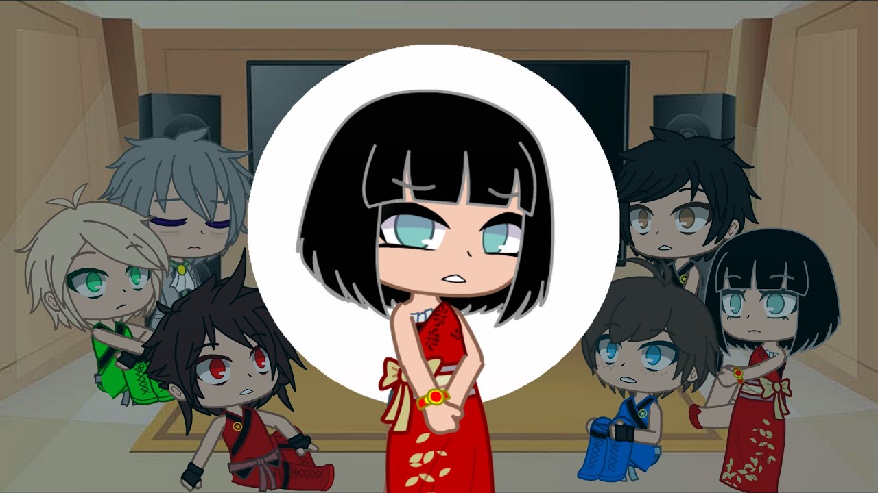 ~Season 4 of Ninjago react to Nya~SHIPS~JAYA~CONYA~Very Short~RUS and ENG~MyAU~Ninjago~GachaClub~