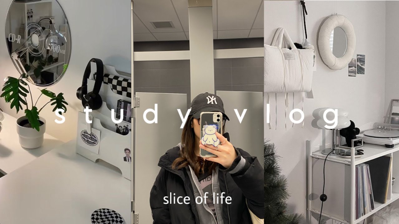 uni series S2 ep 8: a few productive days ☕️, cramming for midterms 📖🪴, hangouts ☁️🌱, etc.