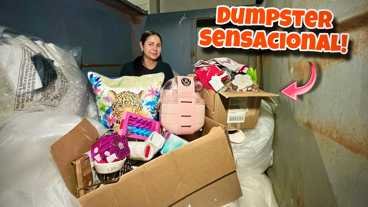Dumpster sensacional! Encontramos muitas coisas boas!