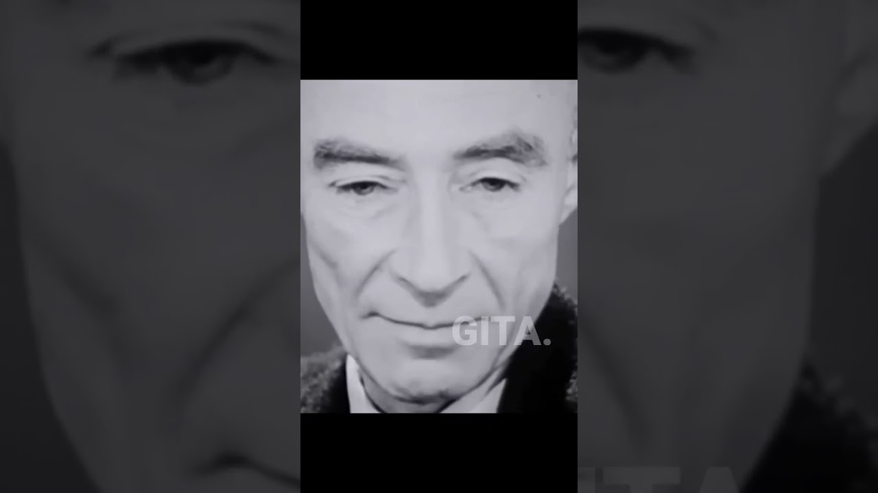 Сильное интервью Оппенгеймера об атомной бомбе #оппенгеймер #философия #силамысли