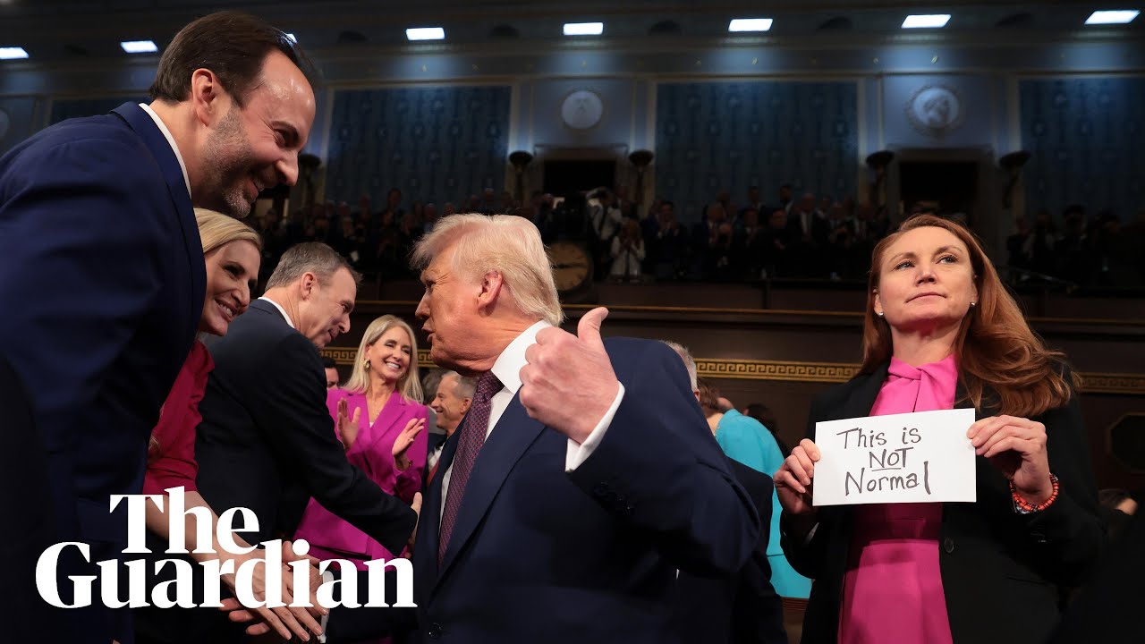 'This is not normal': how the Democrats reacted to Trump's speech to Congress &mdash; video