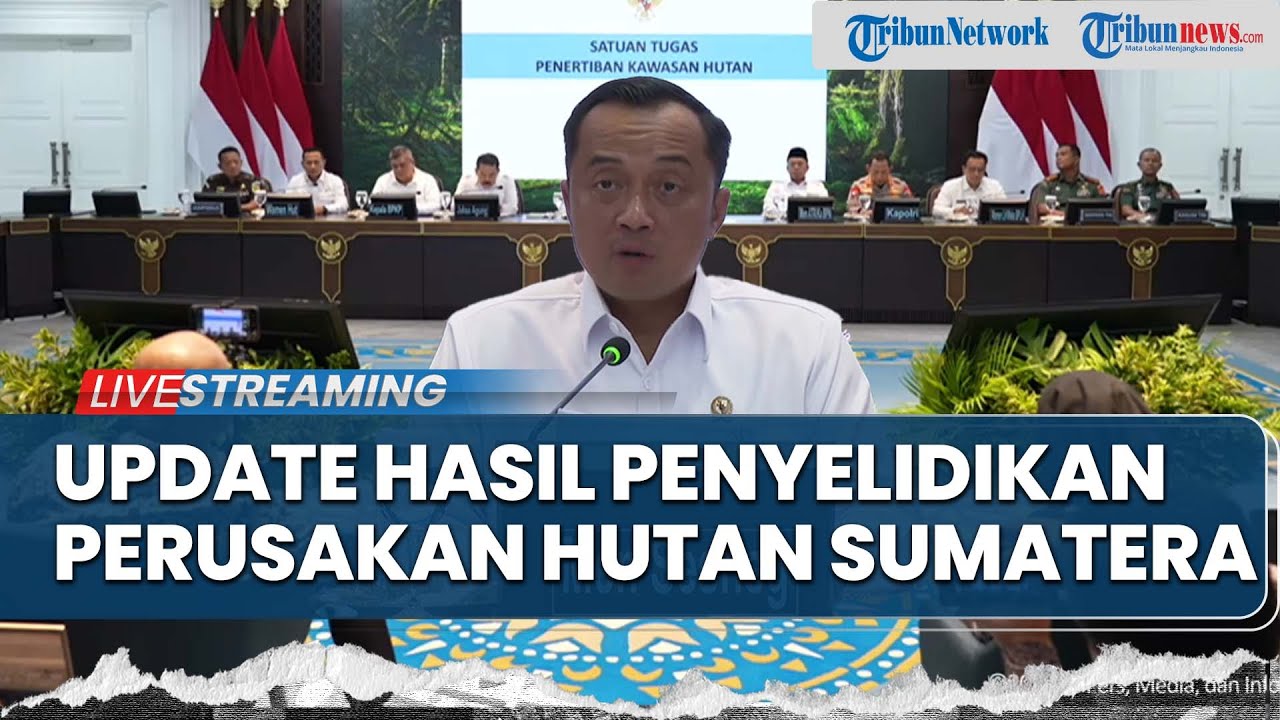🔴LIVE: Presiden Cabut Izin 28 Perusahaan Perusak Lingkungan yang Memicu Banjir Aceh & Sumatera