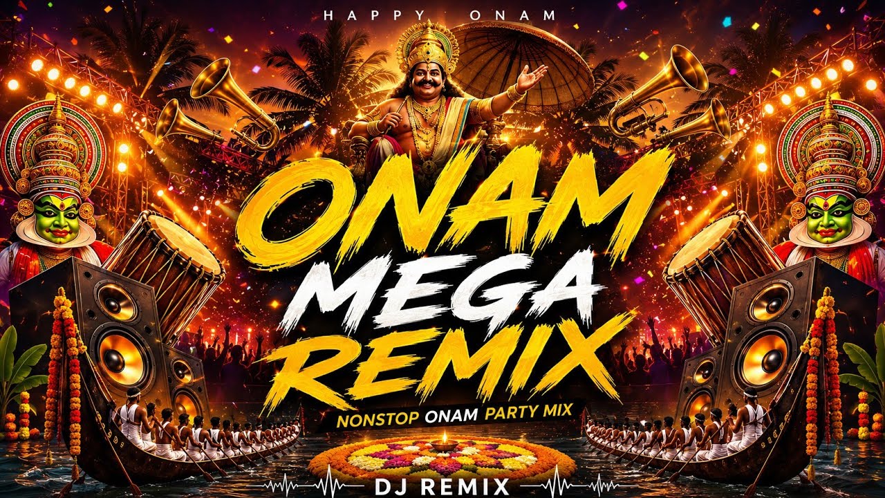ONAM MEGA REMIX SONGS | NONSTOP ONAM PARTY MIX | MALAYALAM ONAM REMIX 