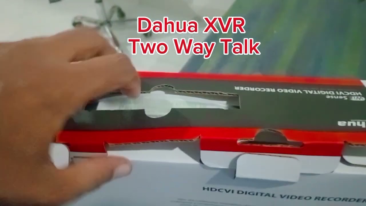 Dahua Two way Talk | Two way Talk XVR| Dahua Latest XVR | Dahua | Dahua two way Audio XVR |