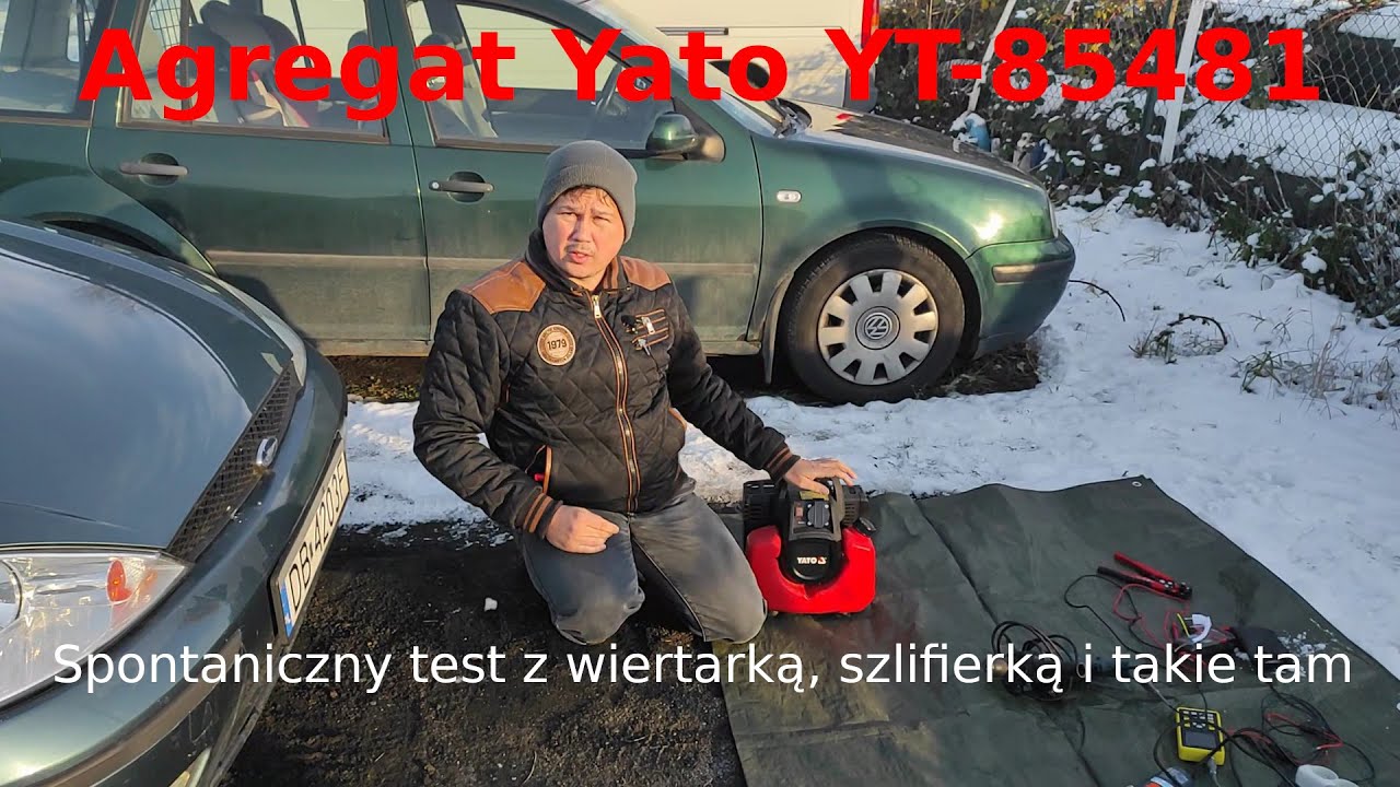 spontaniczny test generatora prądu Yato YT-85481