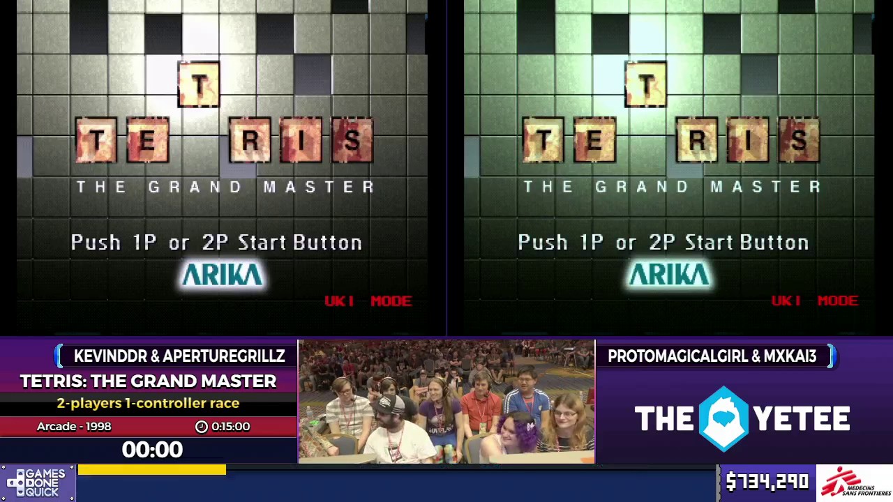 Tetris: The Grand Master 2-players 1-controller in 10:40 - SGDQ2017 - Part 101