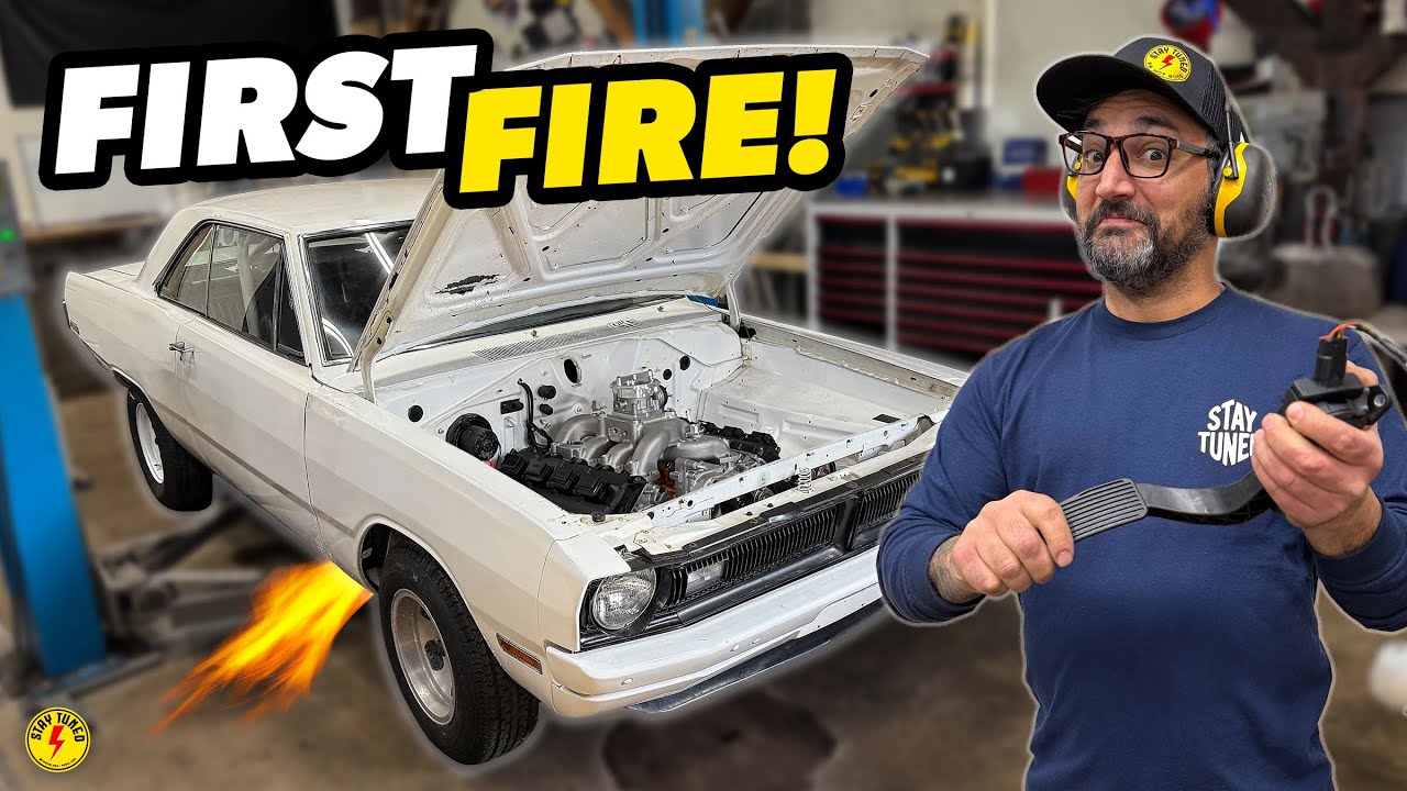 500 Horsepower Hemi Swap Into My Cheap 1970 Dodge Dart! - FIRST FIRE UP!