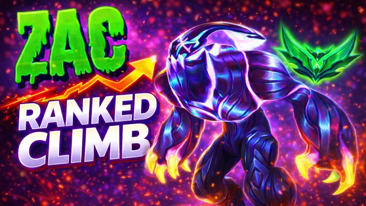 Zac Jungle Only Ranked Climb to Diamond #leagueoflegends