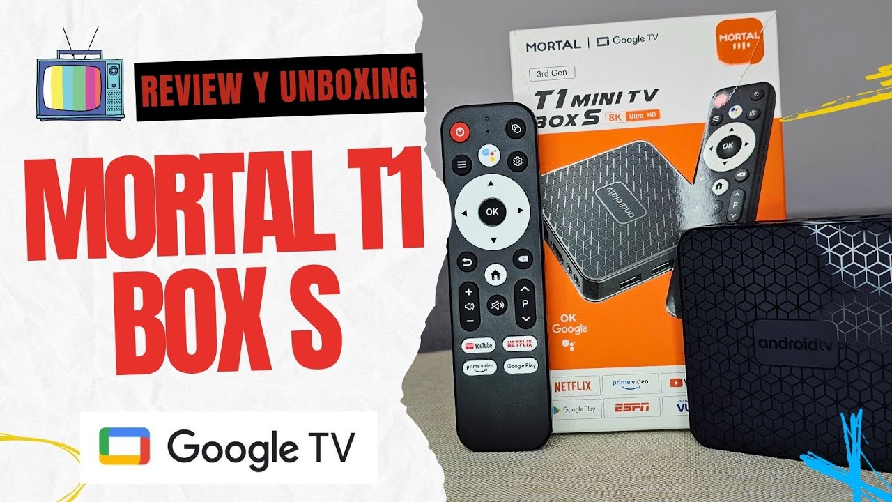 Mortal T1 Mini TV Box S 8K+ 🤖 Android TV 📺 De Aliexpress 🐉