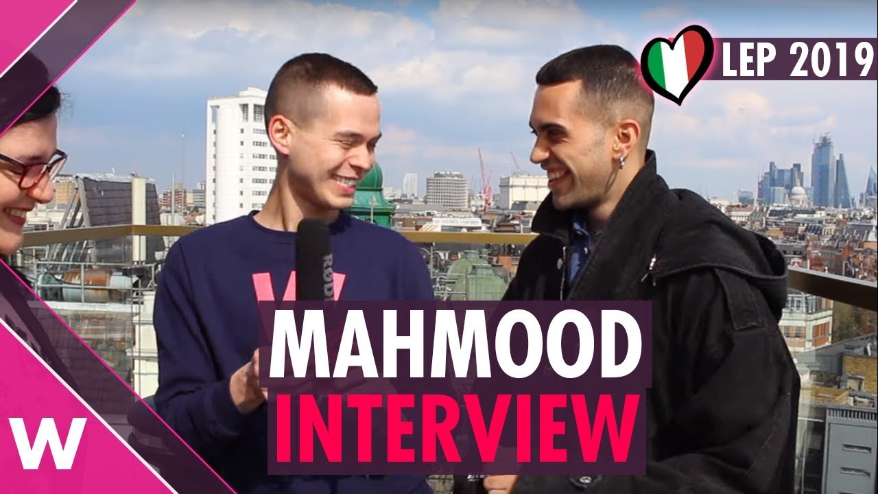 Mahmood (Italy 2019) | London Eurovision Party INTERVIEW