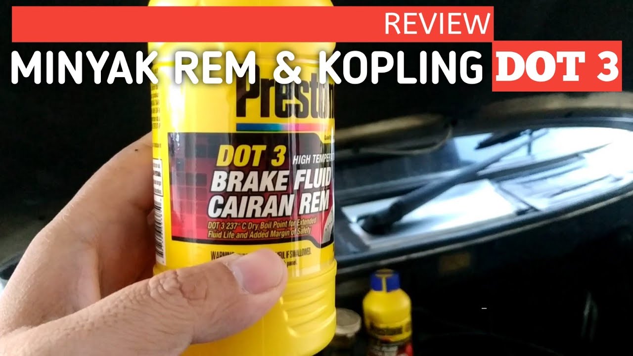 Review Minyak Rem & Kopling | Sama apa Beda? DOT 3 apa DOT 4? Kapan Diganti?