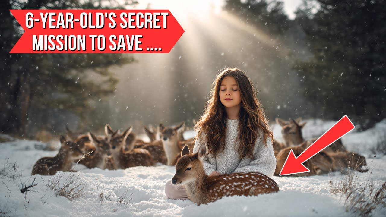 What This Little Girl Did Every Morning Made 12 Wild Deer Trust Her Completely